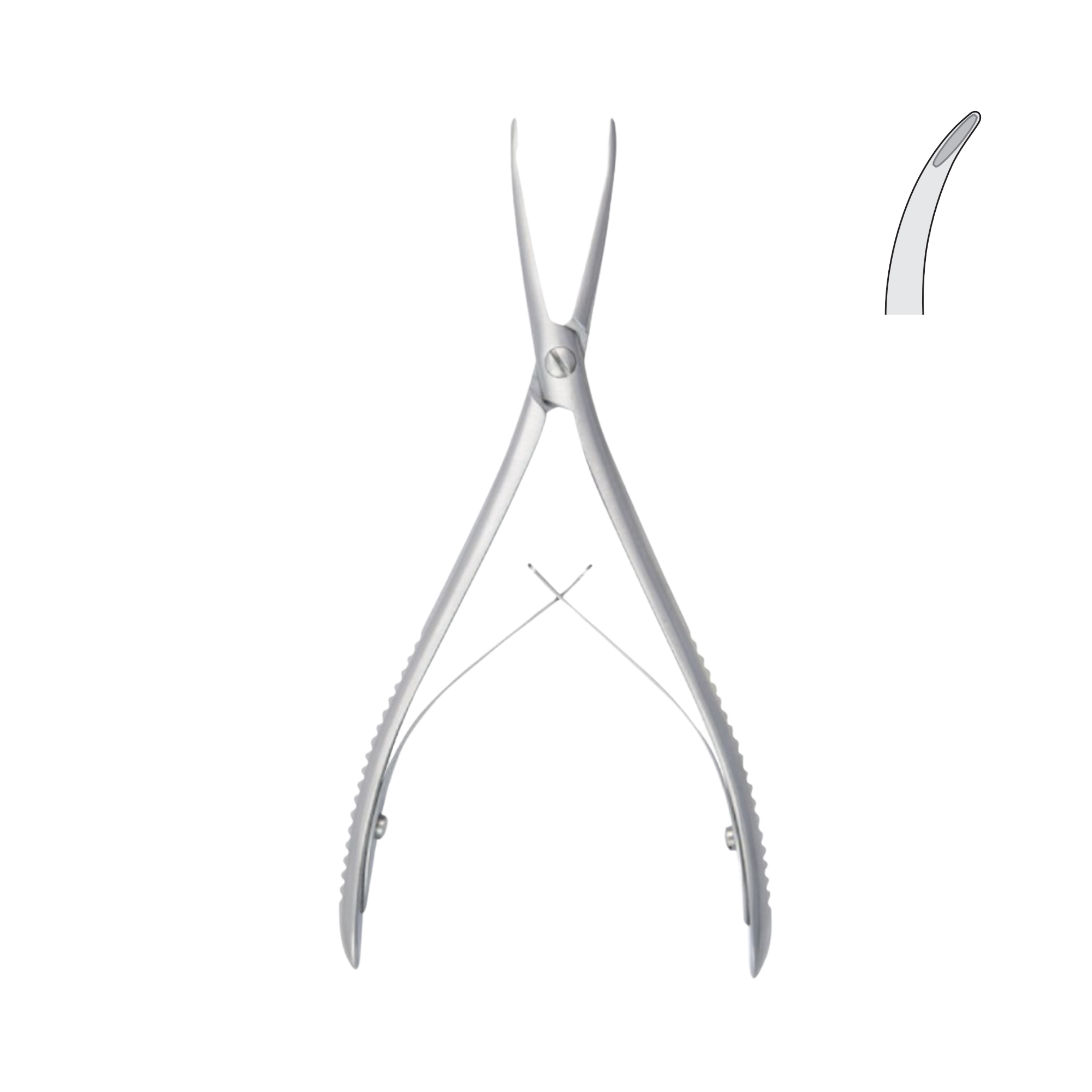 Stellbrink Bone Rongeur, Curved, 17.0 cm (26-080-17)
