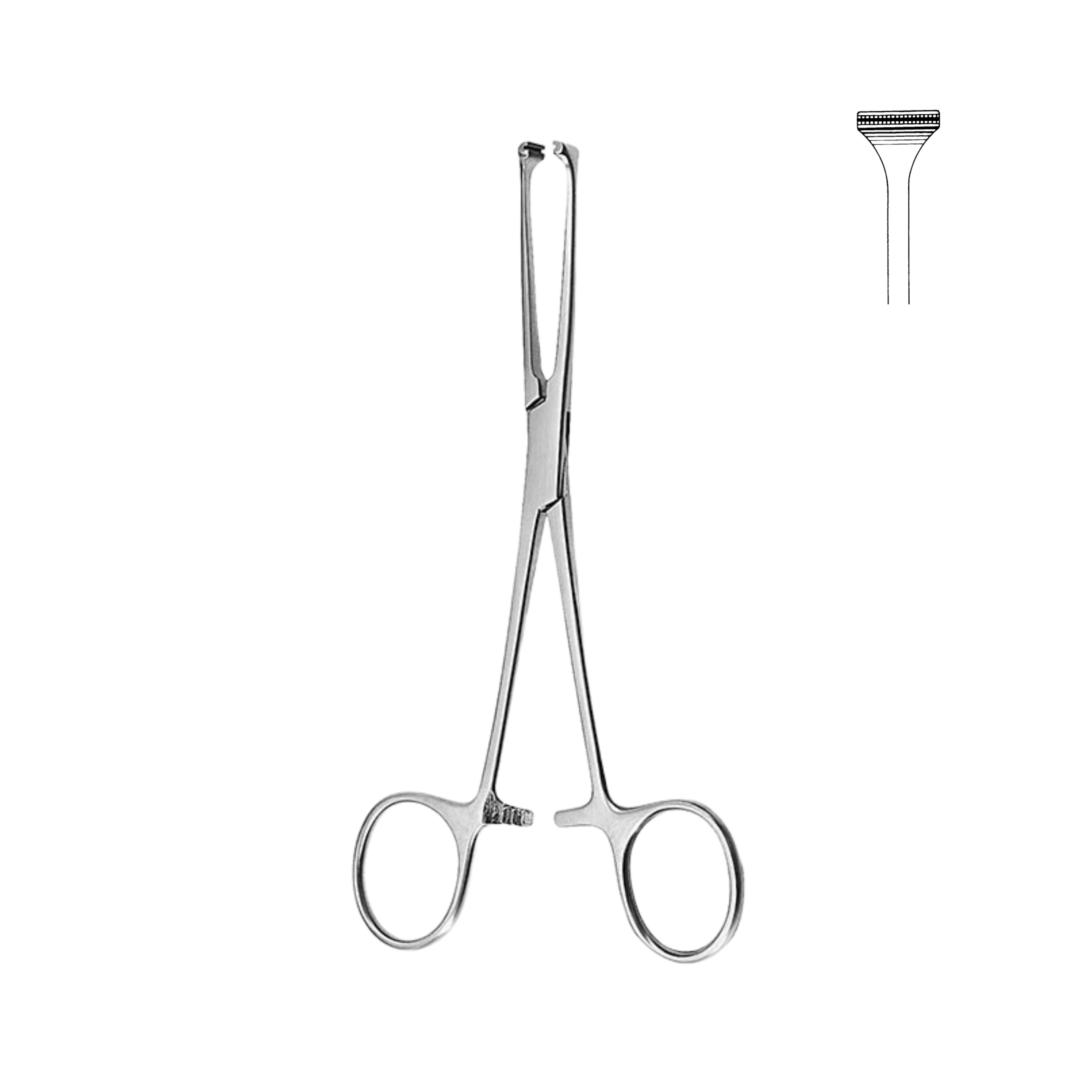 Allis Tissue Forceps, Atraumatic, 30.0 cm (07-032-30)