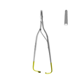 Arruga Needle Holder, Straight, Tungsten Carbide, 16.0 cm (17-090-16TC)