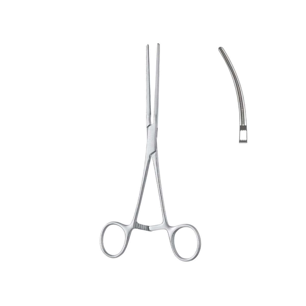 Bainbridge Vascular Clamp, Curved, 15.0 cm (06-033-15)