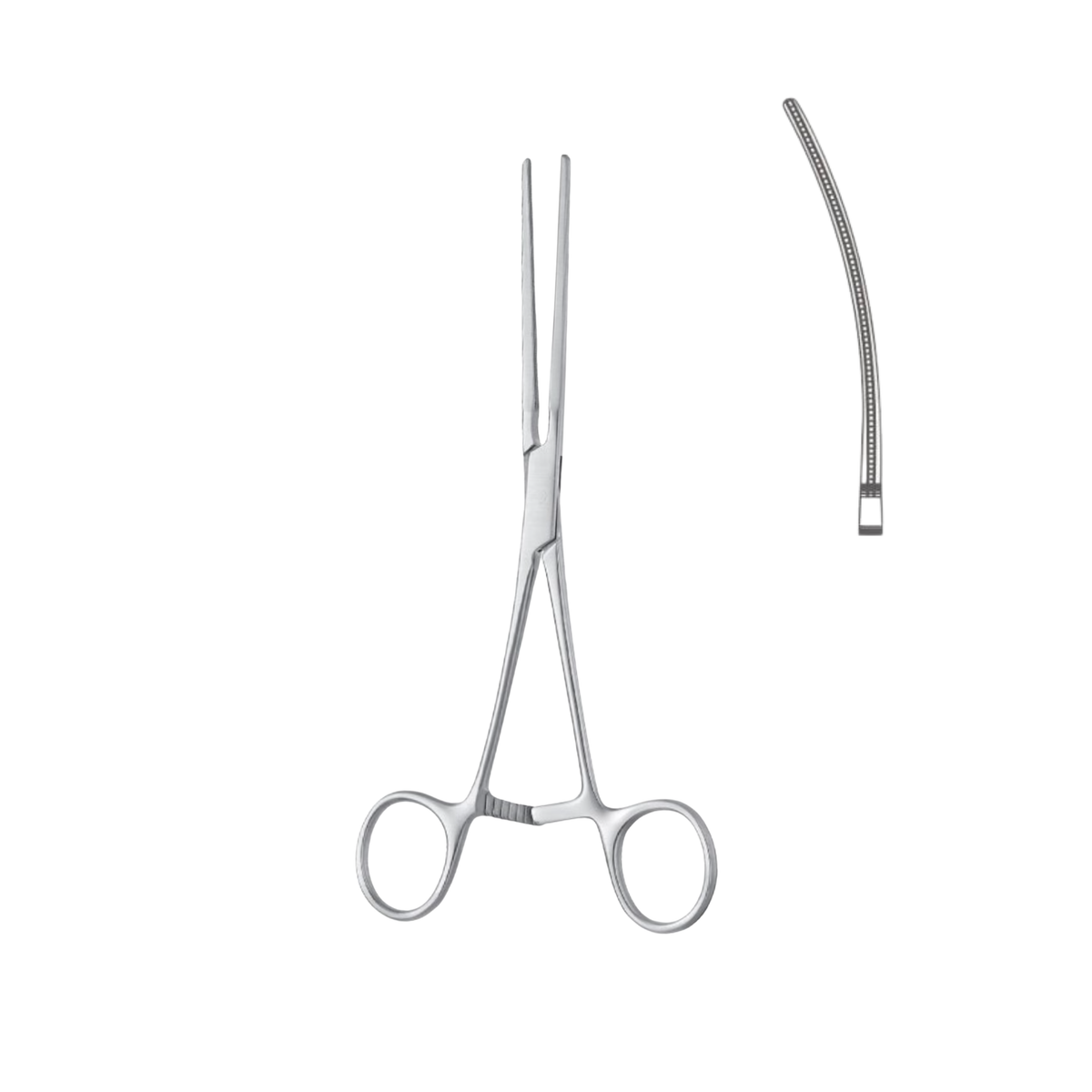 Bainbridge Vascular Clamp, Curved, 18.0 cm (06-033-18)