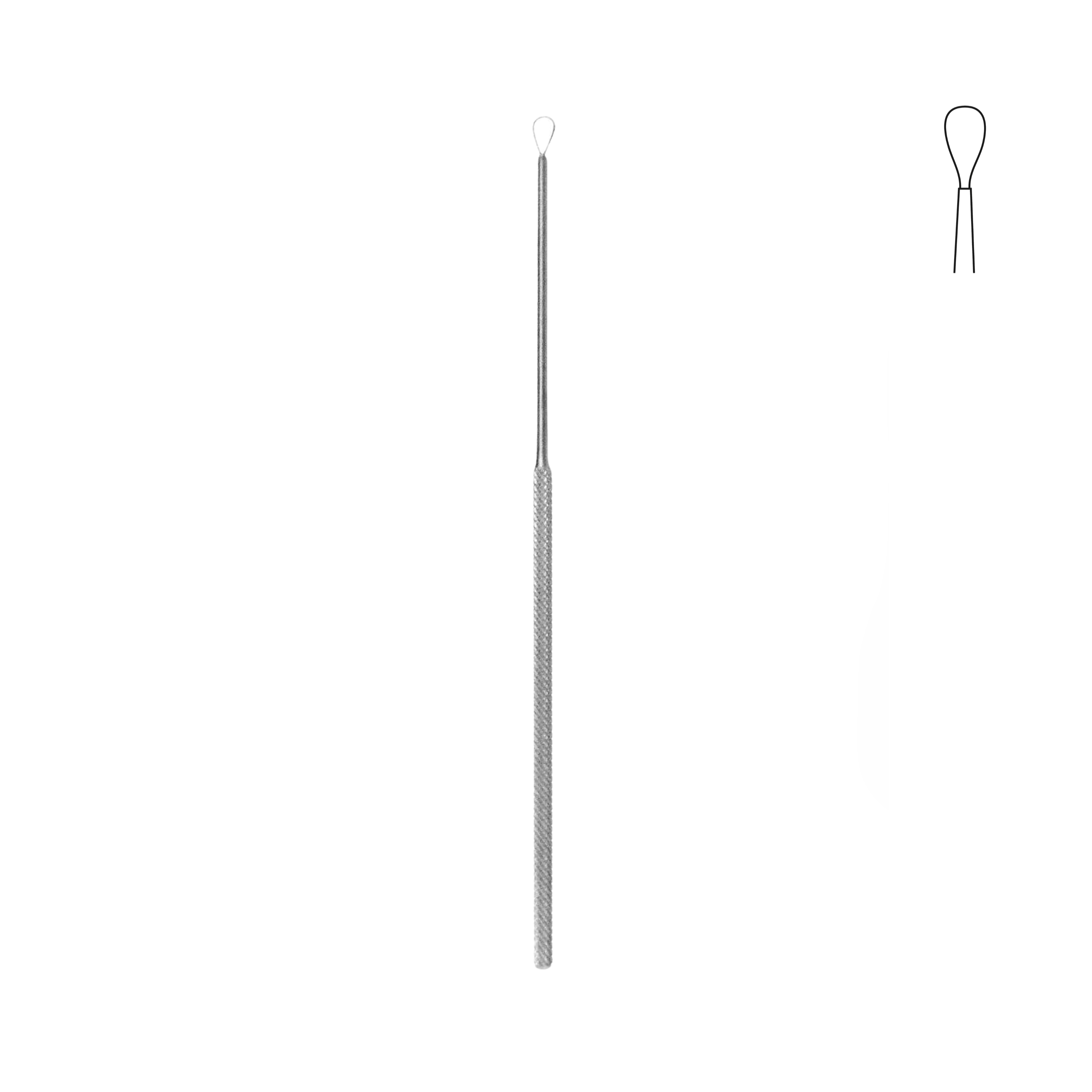 Billeau Ear Loop, Fig. 2, 16.0 cm (30-021-16)