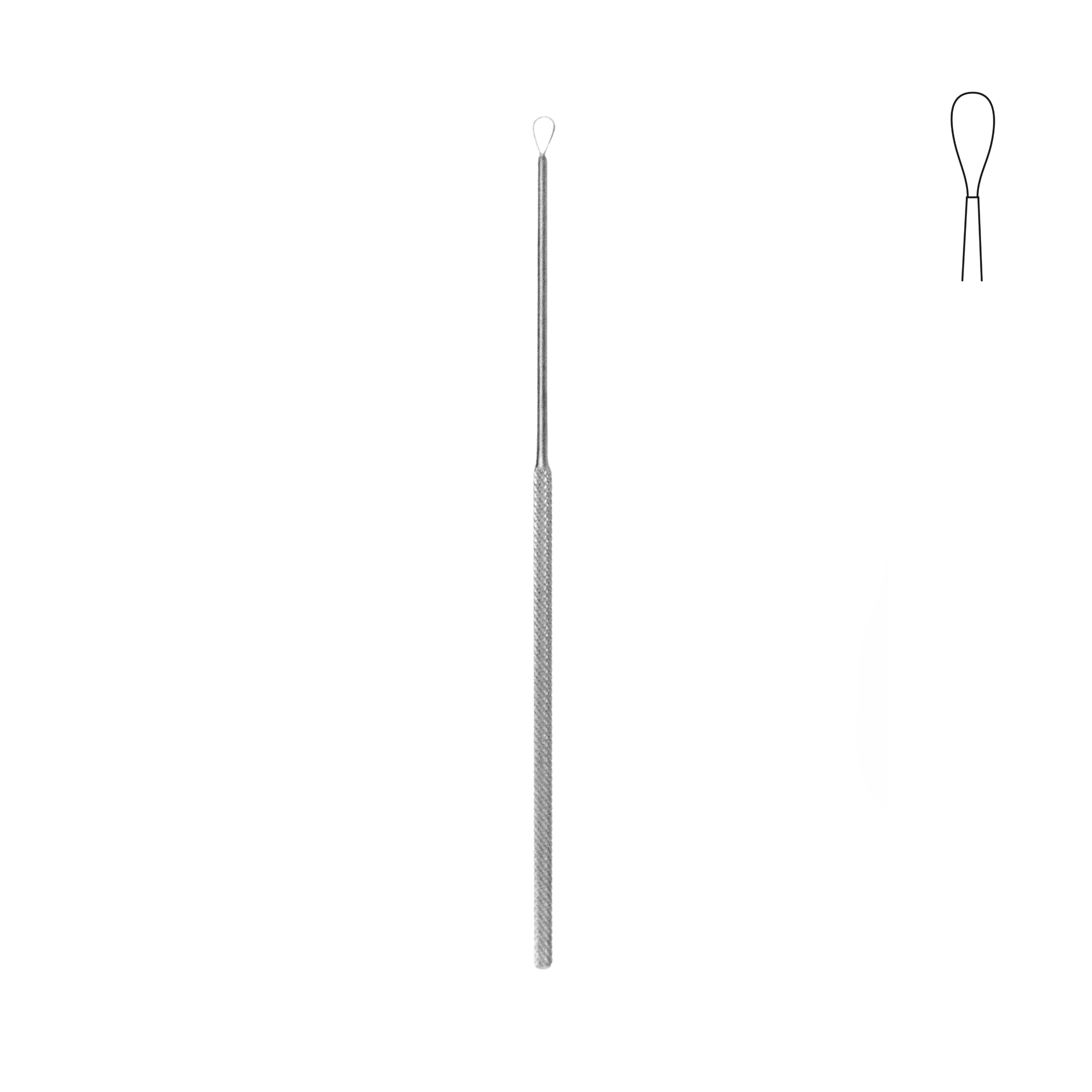 Billeau Ear Loop, Fig. 3, 16.0 cm (30-022-16)