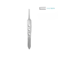 Bishop Harmon Eye Forceps, 1x2 Teeth, 8.5 cm (18-091-08)