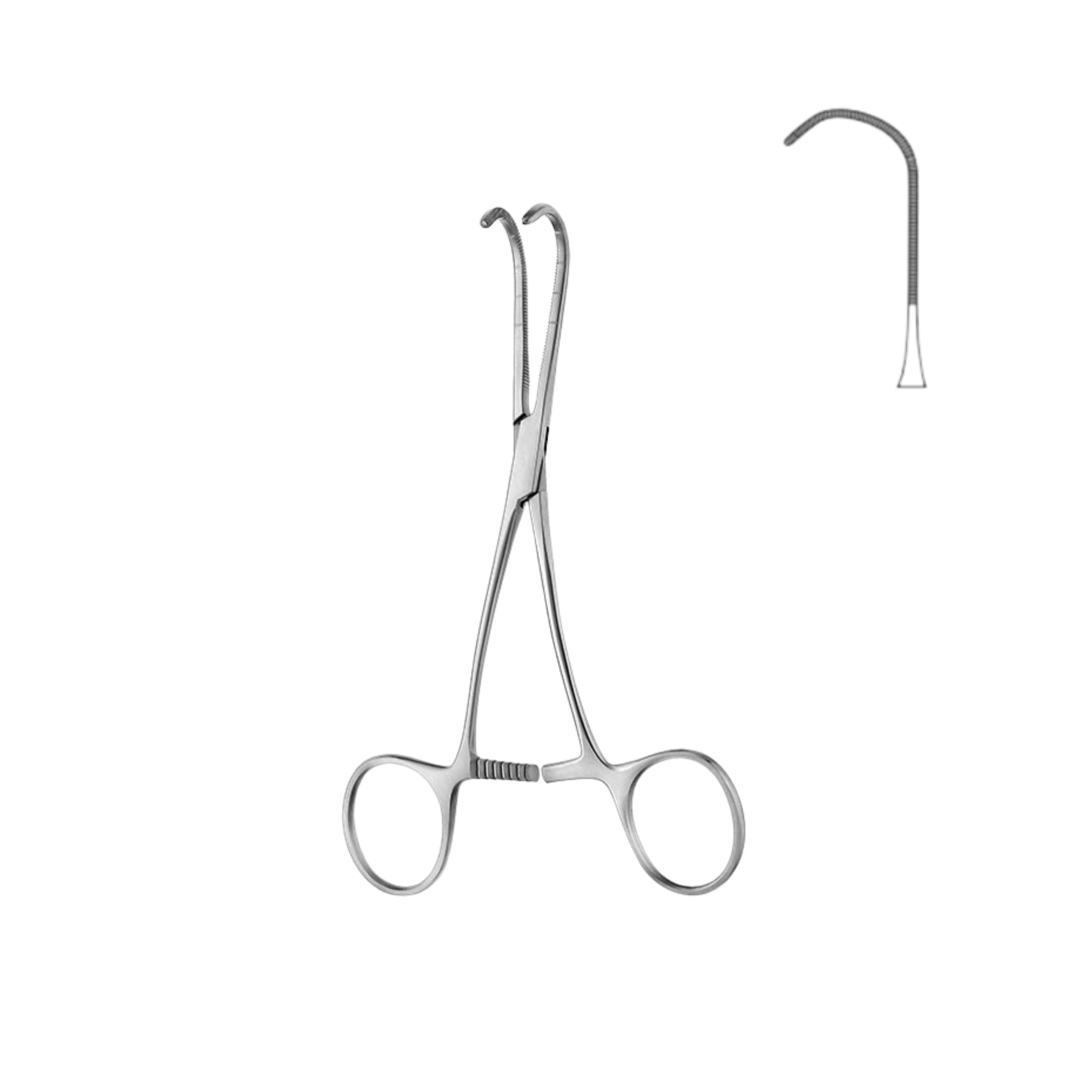 Castaneda Atraumatic Vascular Clamp, Fig. 2, 12.0 cm (06-021-12)