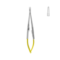 Castroviejo Needle Holder, Fine, With Lock, Straight, Tungsten Carbide, 18.0 cm (17-010-18TC)