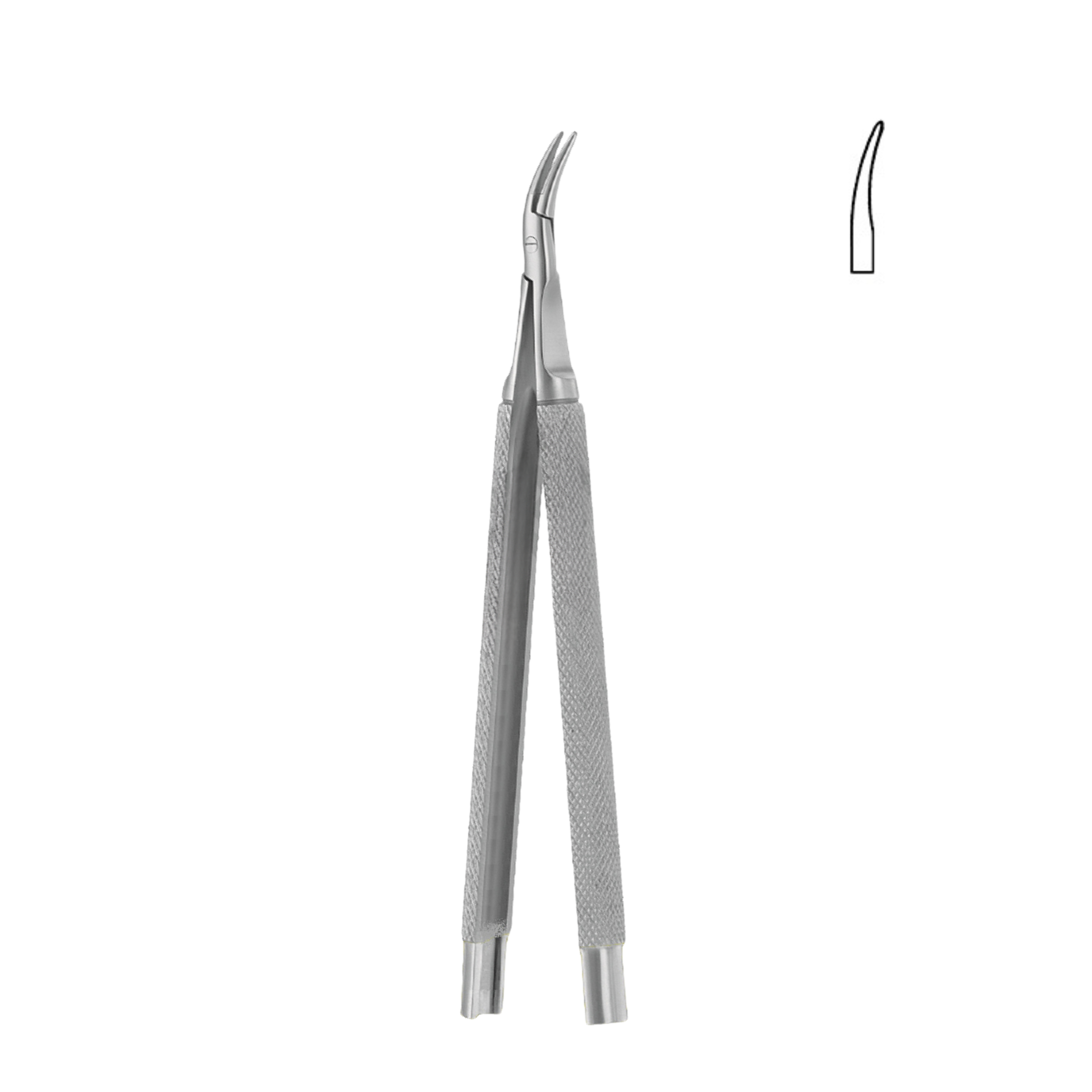 Castroviejo Needle Holder, Without Lock, Curved, 13.0 cm (17-081-13)