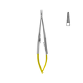 Castroviejo Needle Holder, Serrated, With Lock, Straight, Tungsten Carbide, 18.0 cm (17-015-18TC)