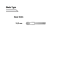 Interchangeable Chisel Blade, 10.0 mm (27-020-10)