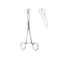 Foerster Sponge Forceps, Curved, Smooth, 18.0 cm (04-043-18)