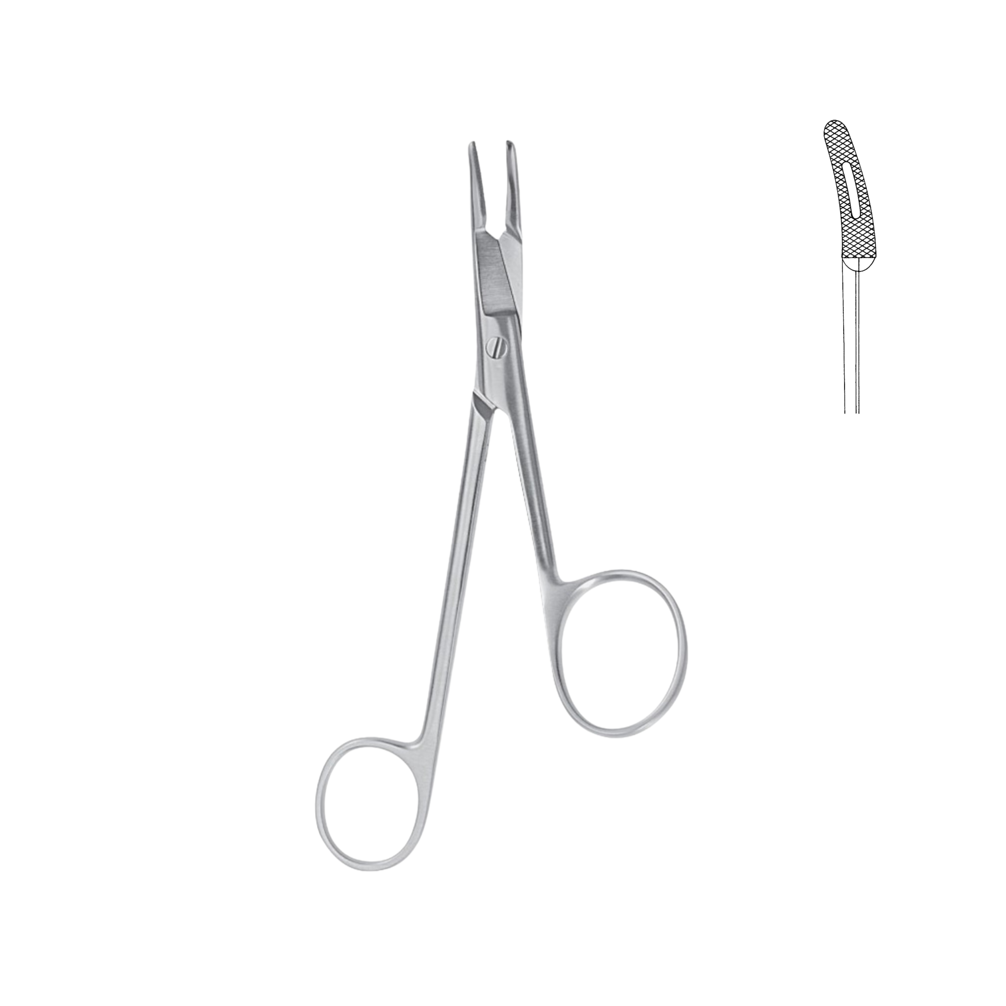 Gillies Needle Holder, Right Hand, 16.0 cm (08-100-16R)