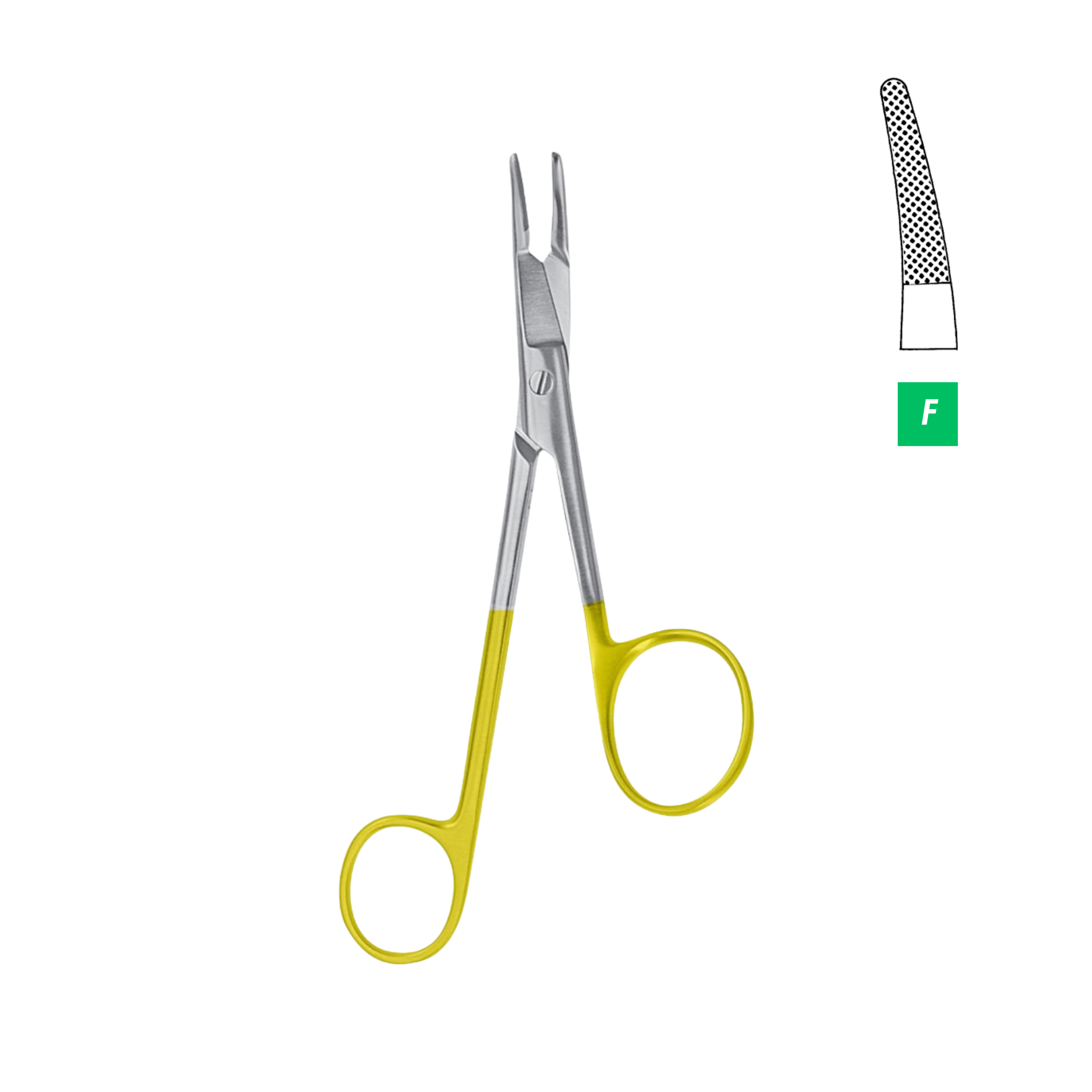 Gillies Needle Holder, Left Hand, TC, 16.0 cm (08-100-16LTC)