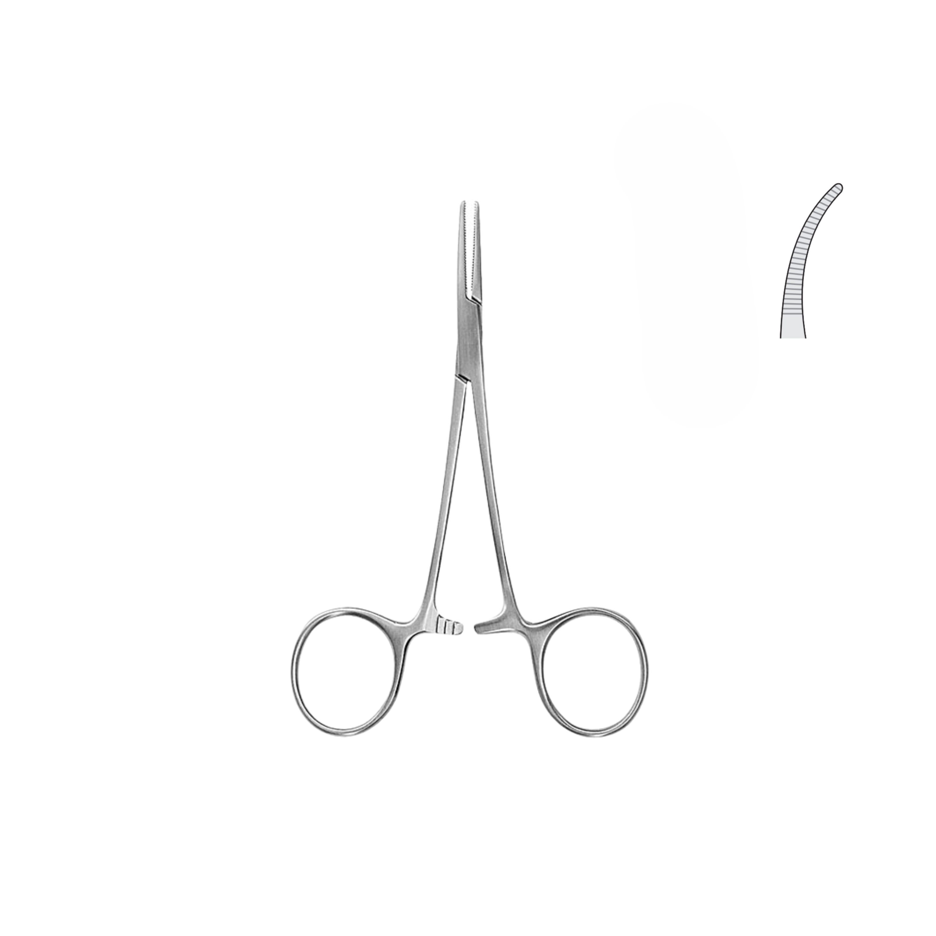Halstead Mosquito Forceps, Curved, 12.5 cm (05-011-12)