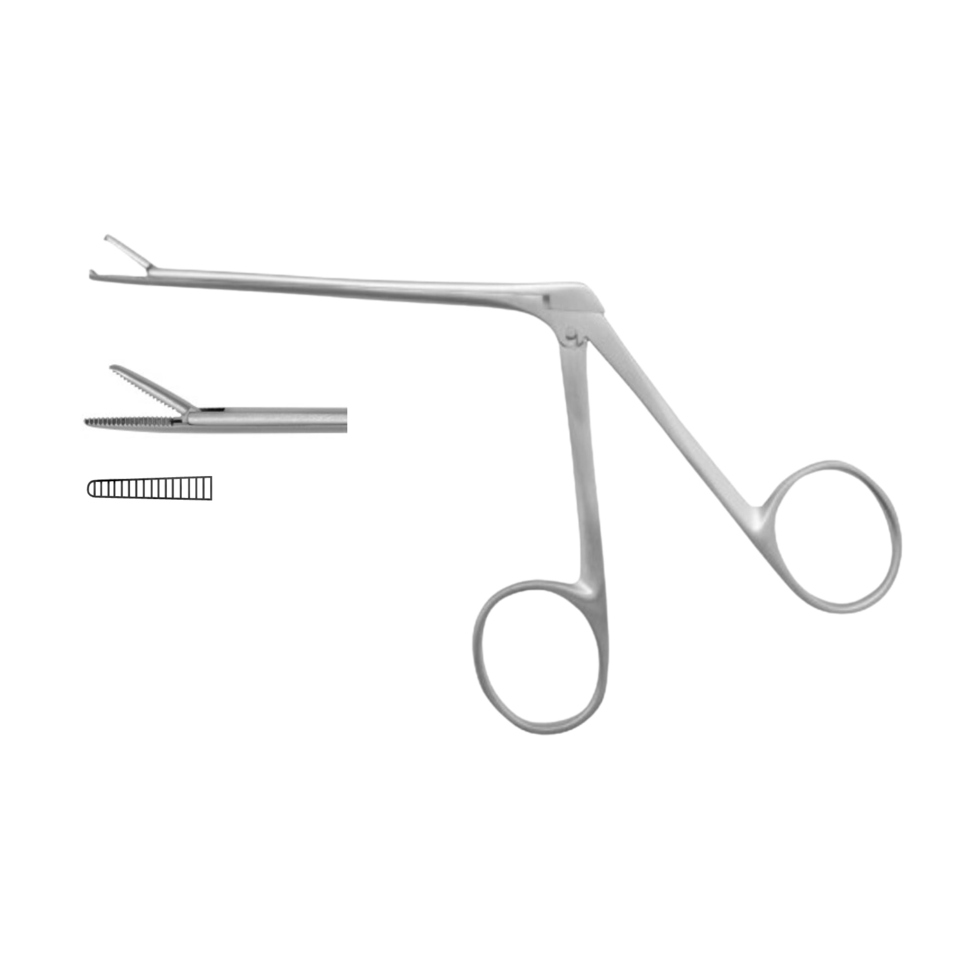 Hartmann Alligator Forceps, Serrated, 8.5 cm (09-050-08)