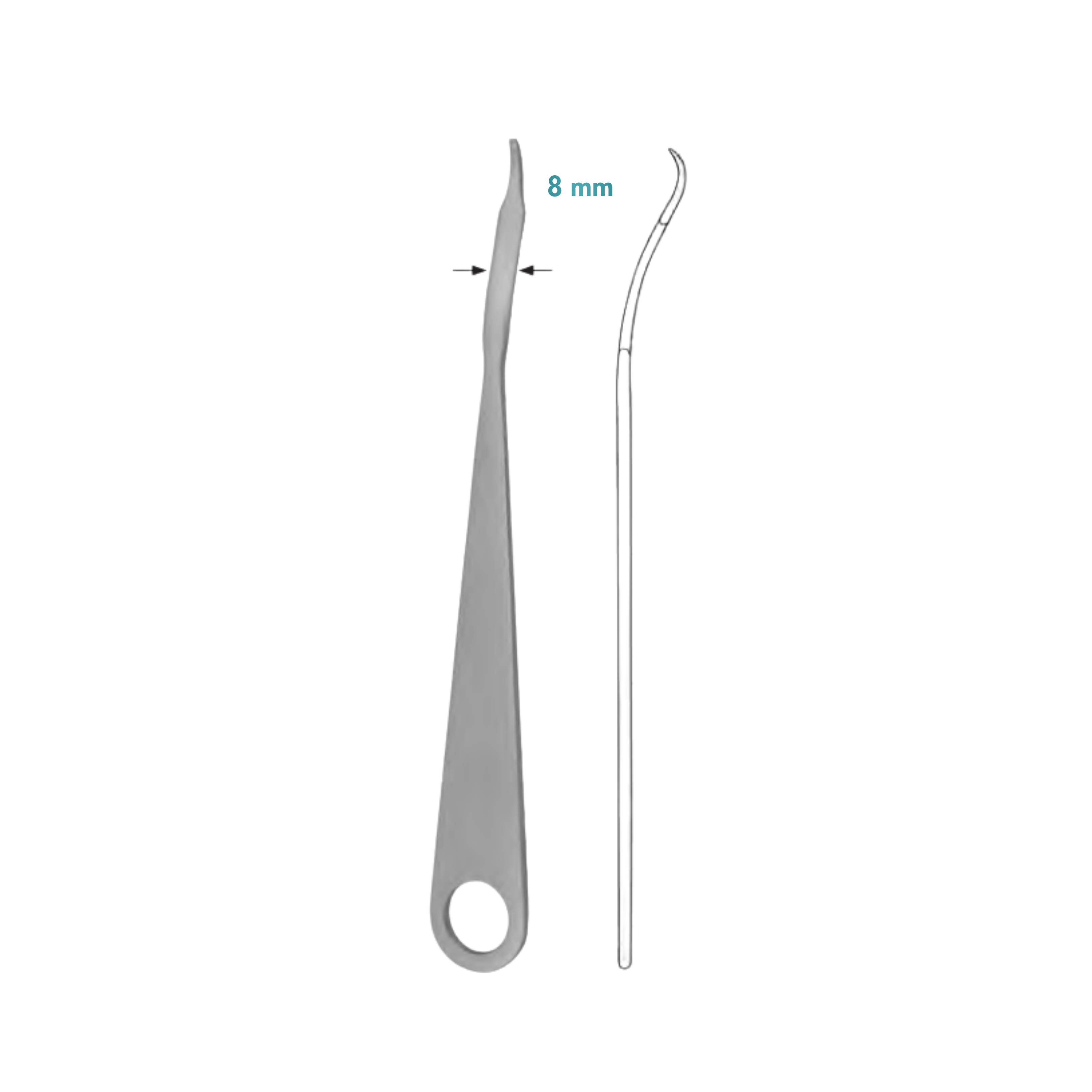 Hohmann Bone Lever, Blade Width 8.0 mm, 22.0 cm (24-040-22)
