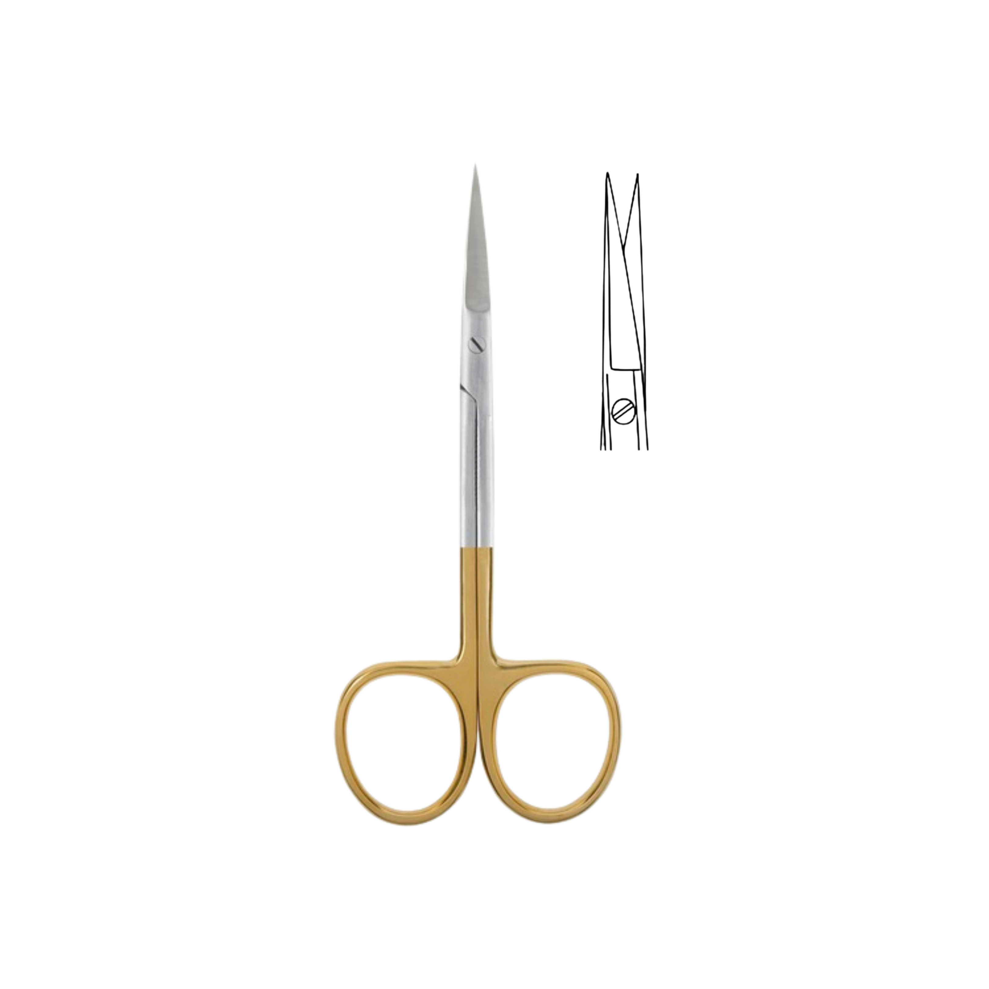 Iris Scissors, Curved, TC, 11.5 cm (01-081-11TC)