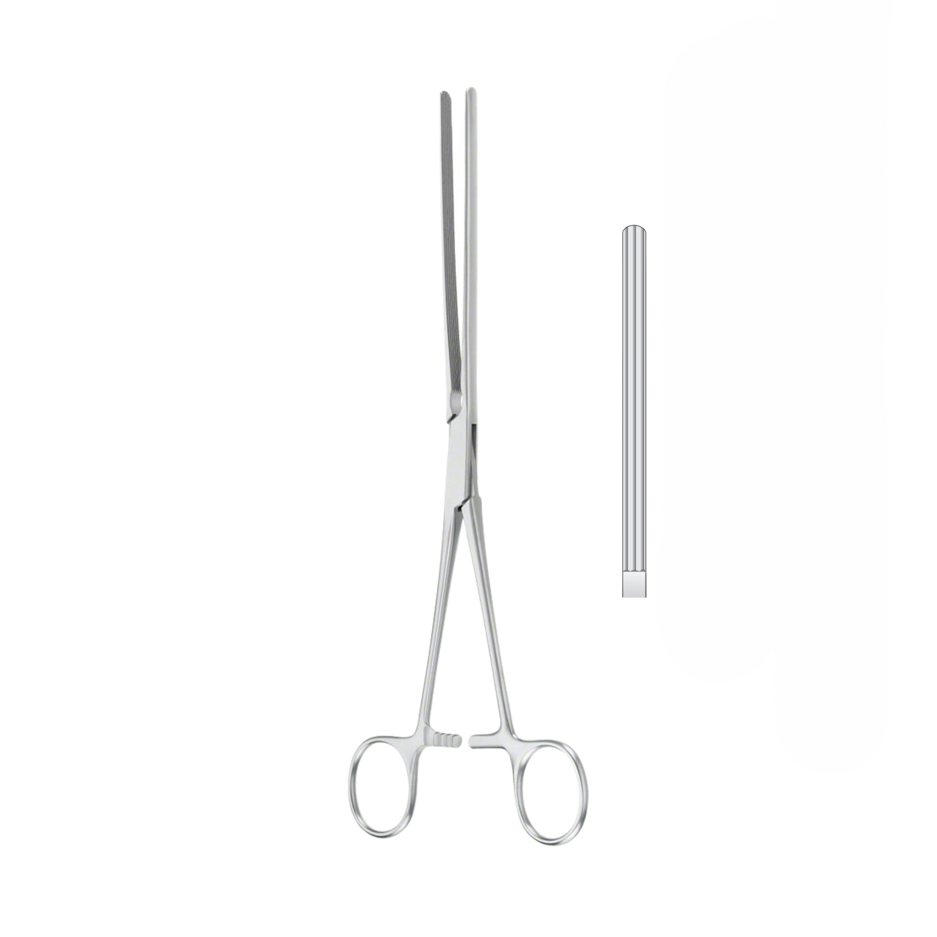Kocher Intestinal Forceps, Straight, 22.0 cm (07-010-22)
