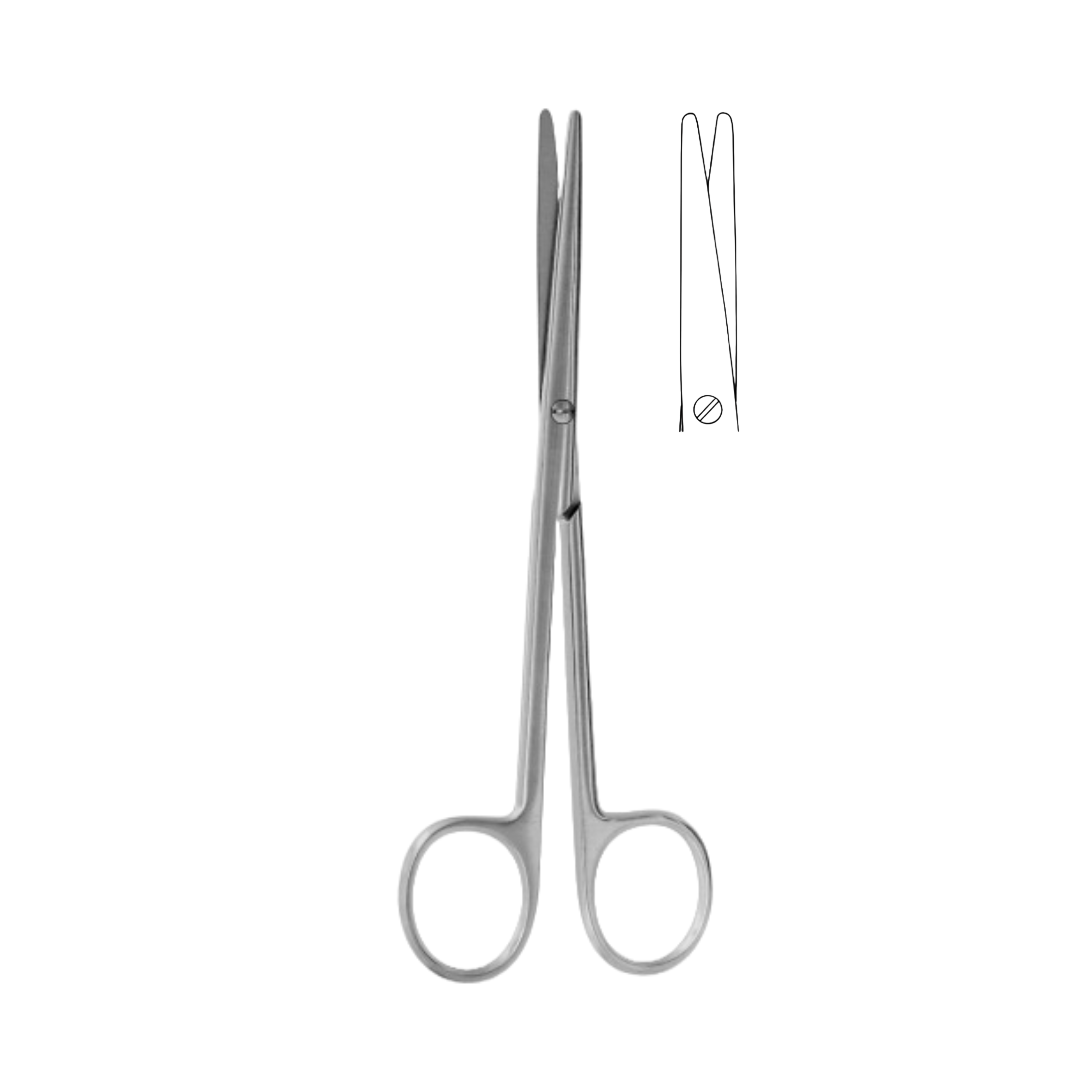 Lexer Dissecting Scissors, Curved, 16.0 cm (01-021-16)