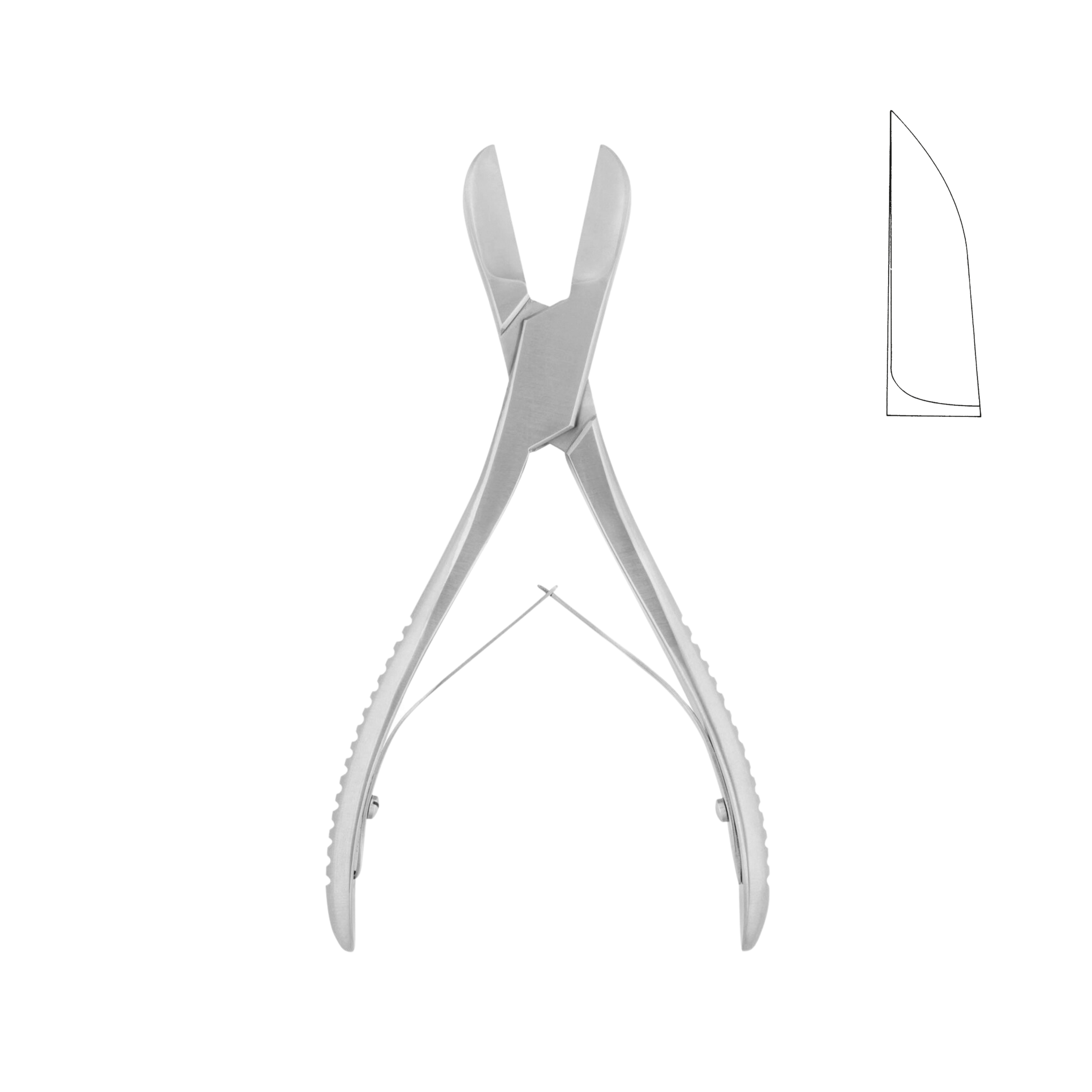 Liston Bone Rongeur, Curved, 17.0 cm (26-071-17)