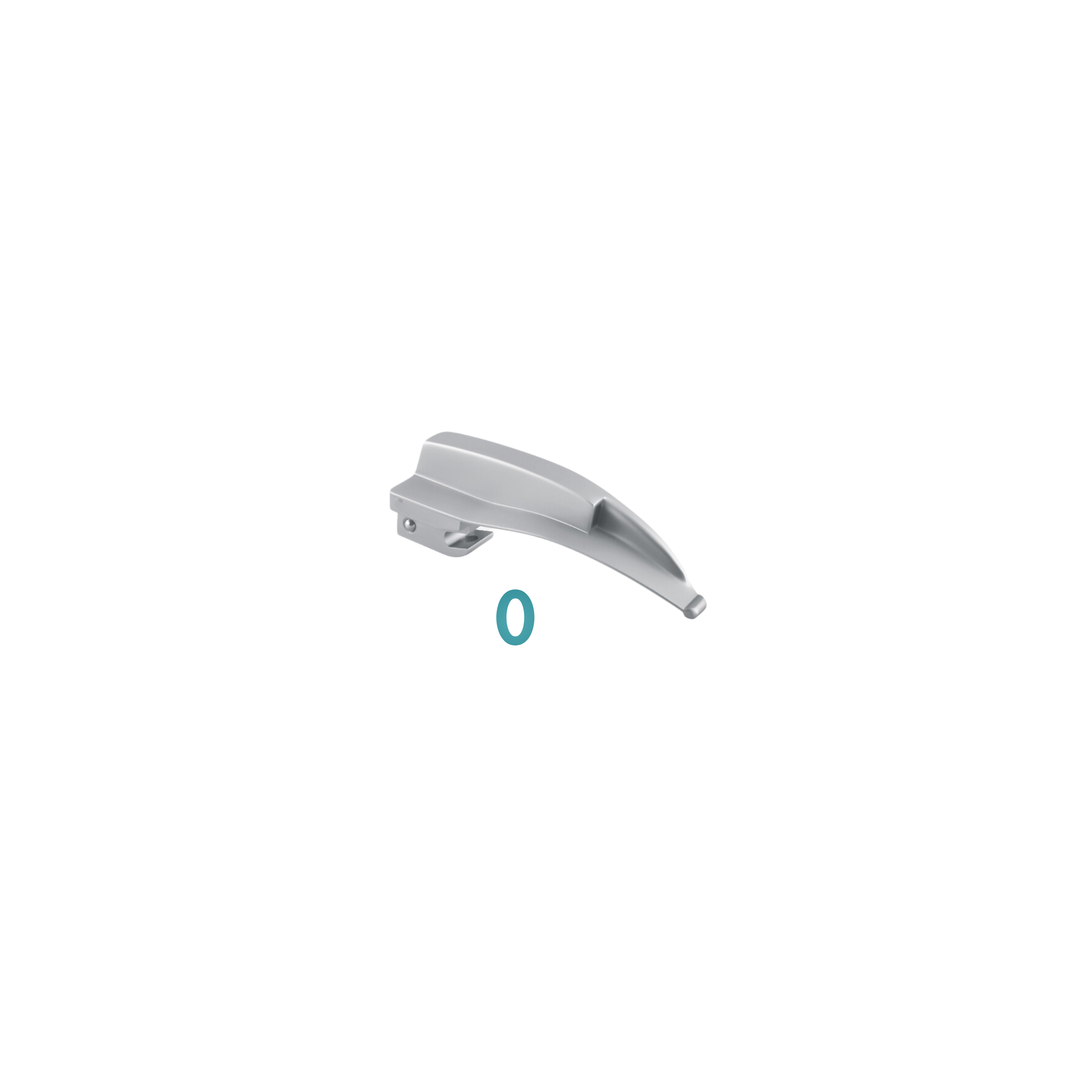 Macintosh Laryngoscope Blade, Fiber Optic, Size 0 (20-111-00F)