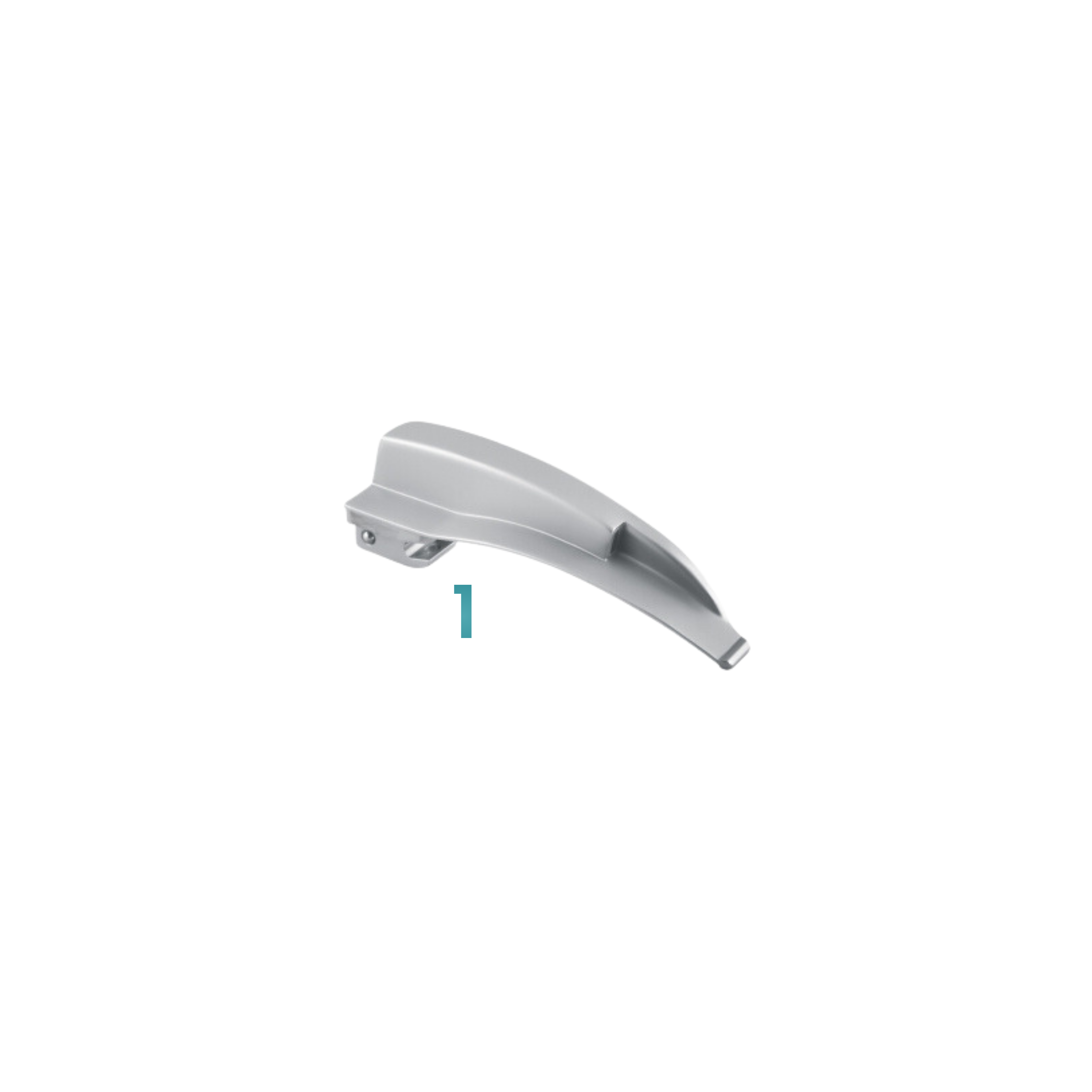 Macintosh Laryngoscope Blade, Fiber Optic, Size 1 (20-112-00F)