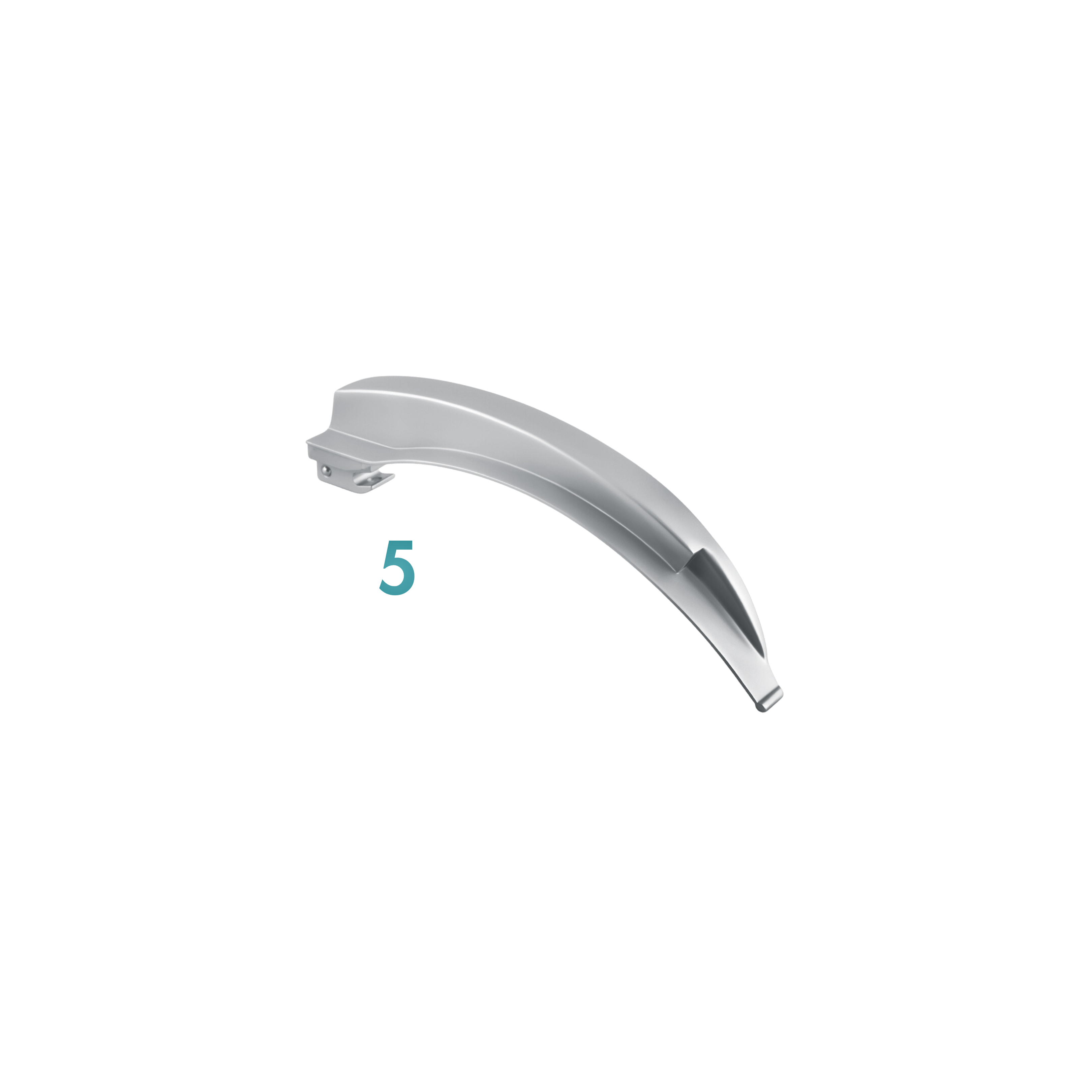 Macintosh Laryngoscope Blade, Fiber Optic, Size 5 (20-116-00F)
