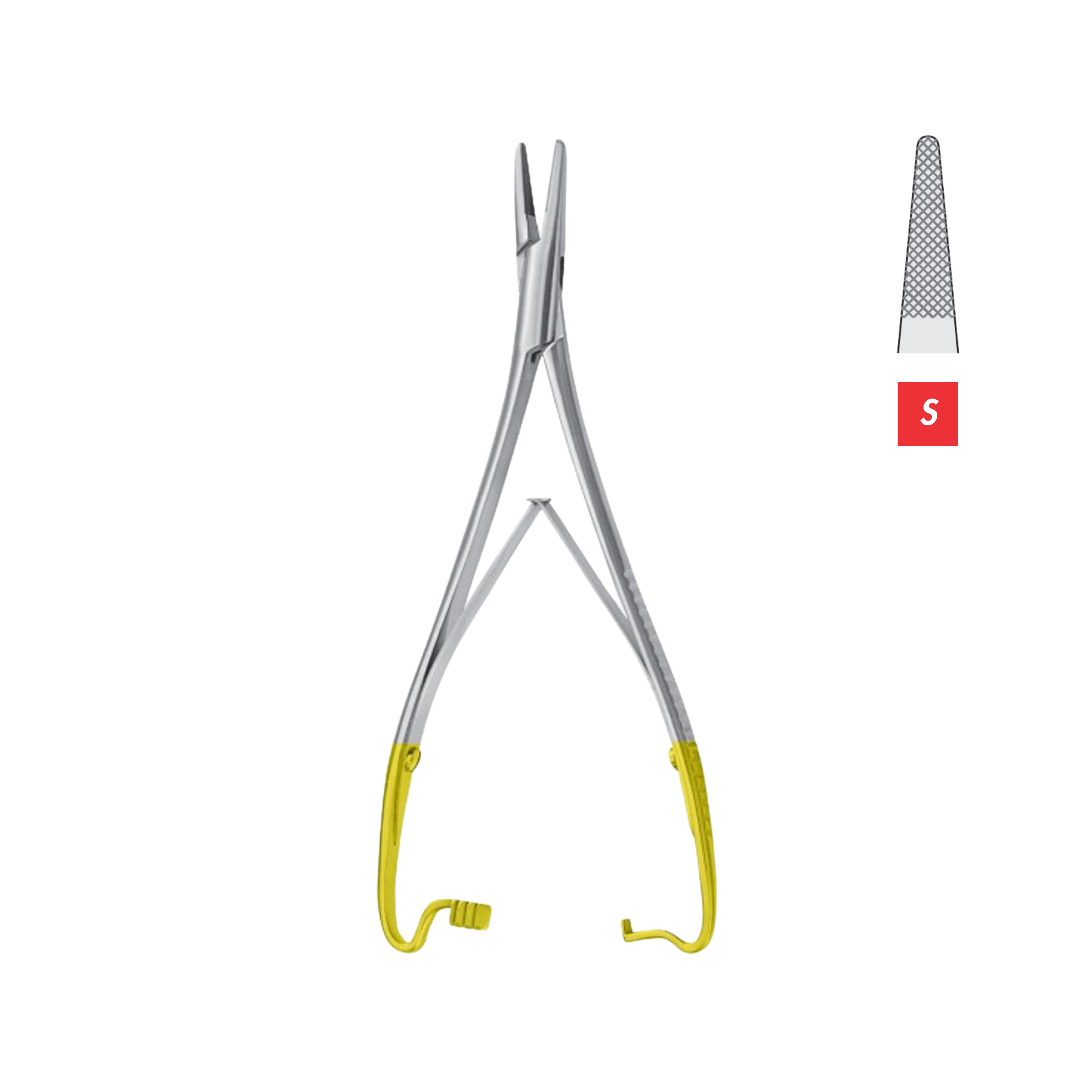 Mathieu Needle Holder, Interior Catch, TC, 17.0 cm (08-071-17TC)