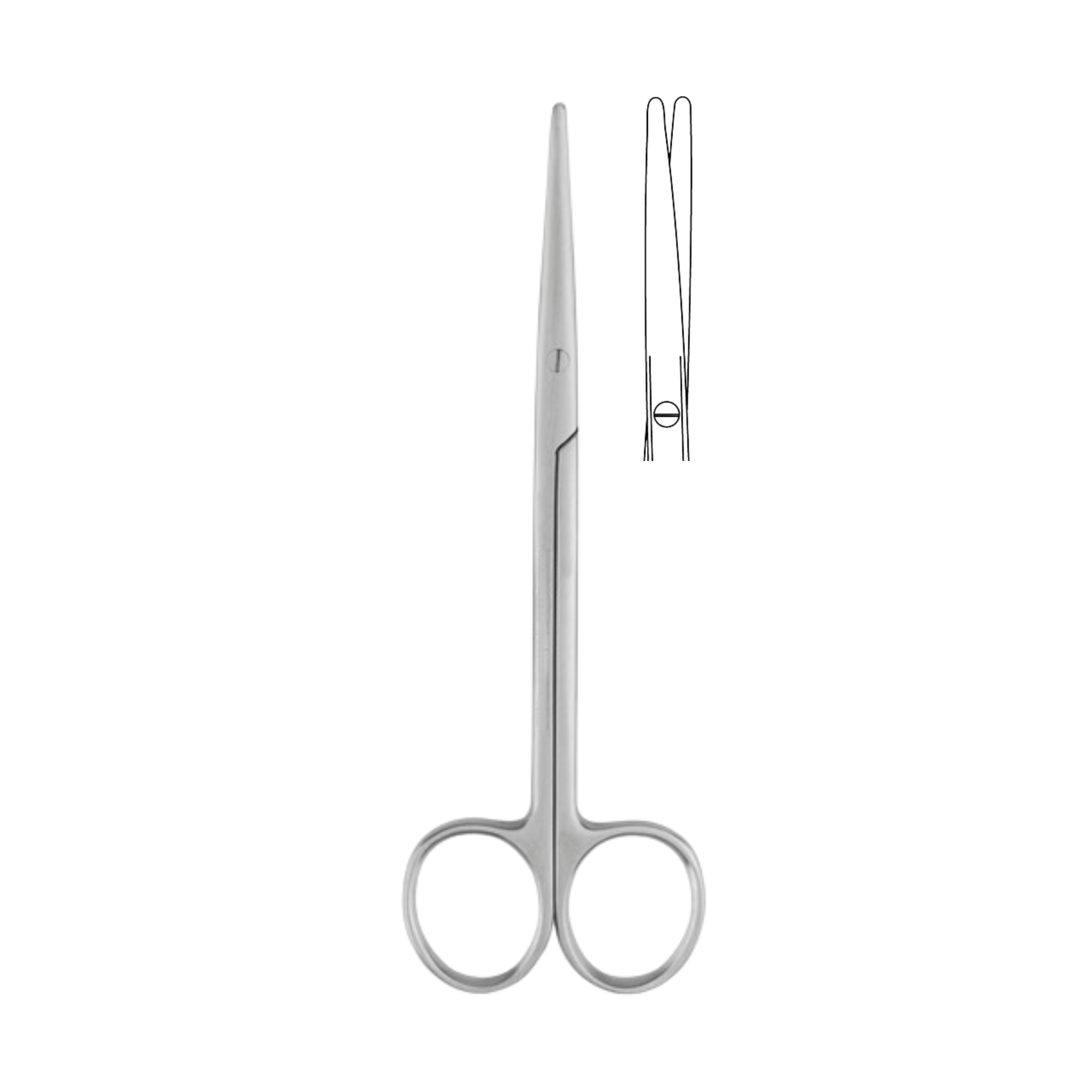 Metzenbaum Dissecting Scissors, Straight, 14.5 cm (01-040-14)