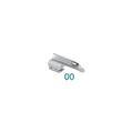 Miller Laryngoscope Blade, Fiber Optic, Size 00 (20-101-00F)