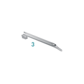 Miller Laryngoscope Blade, Fiber Optic, Size 3 (20-105-00F)