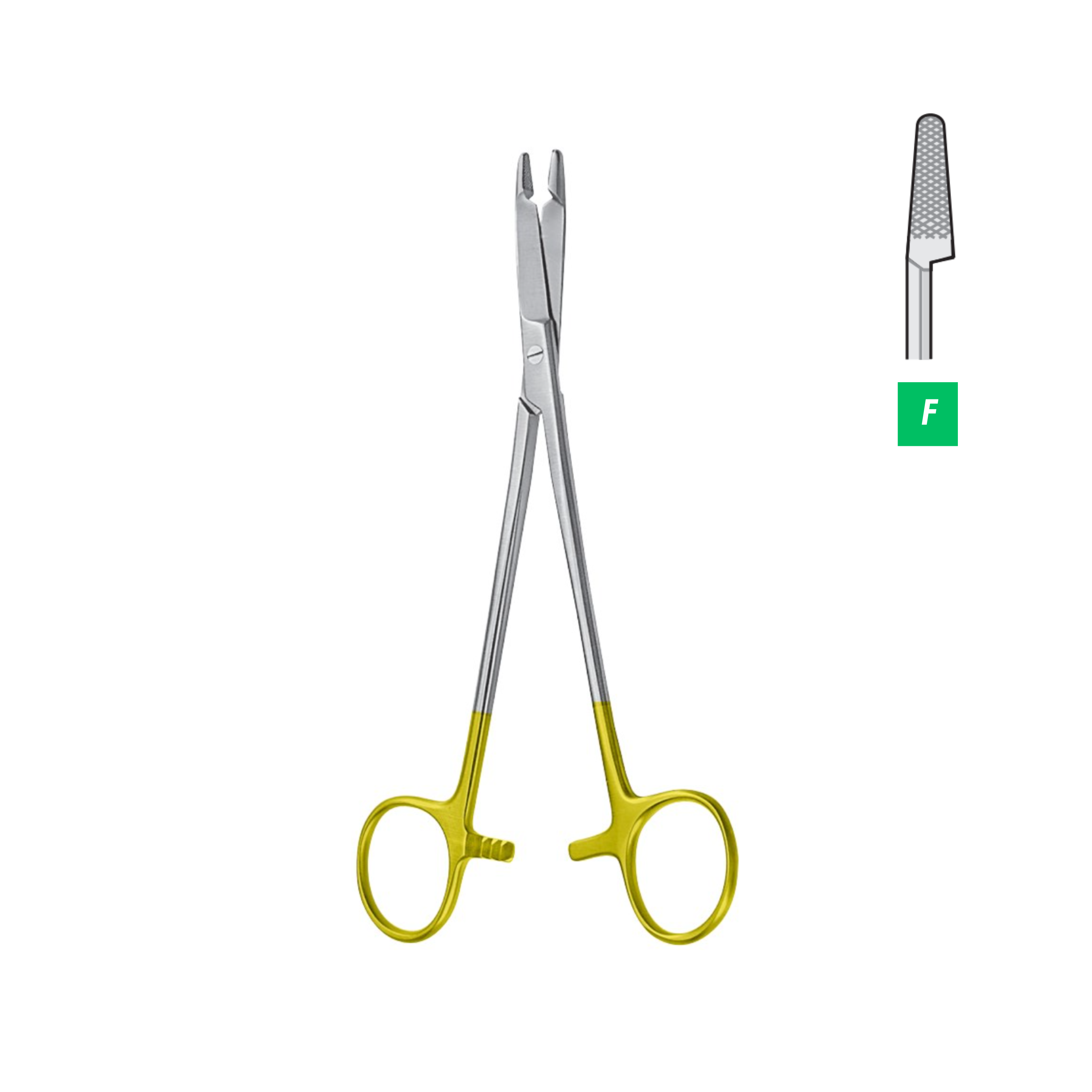 Olsen-Hegar Needle Holder, TC, 14.0 cm (08-040-14TC)