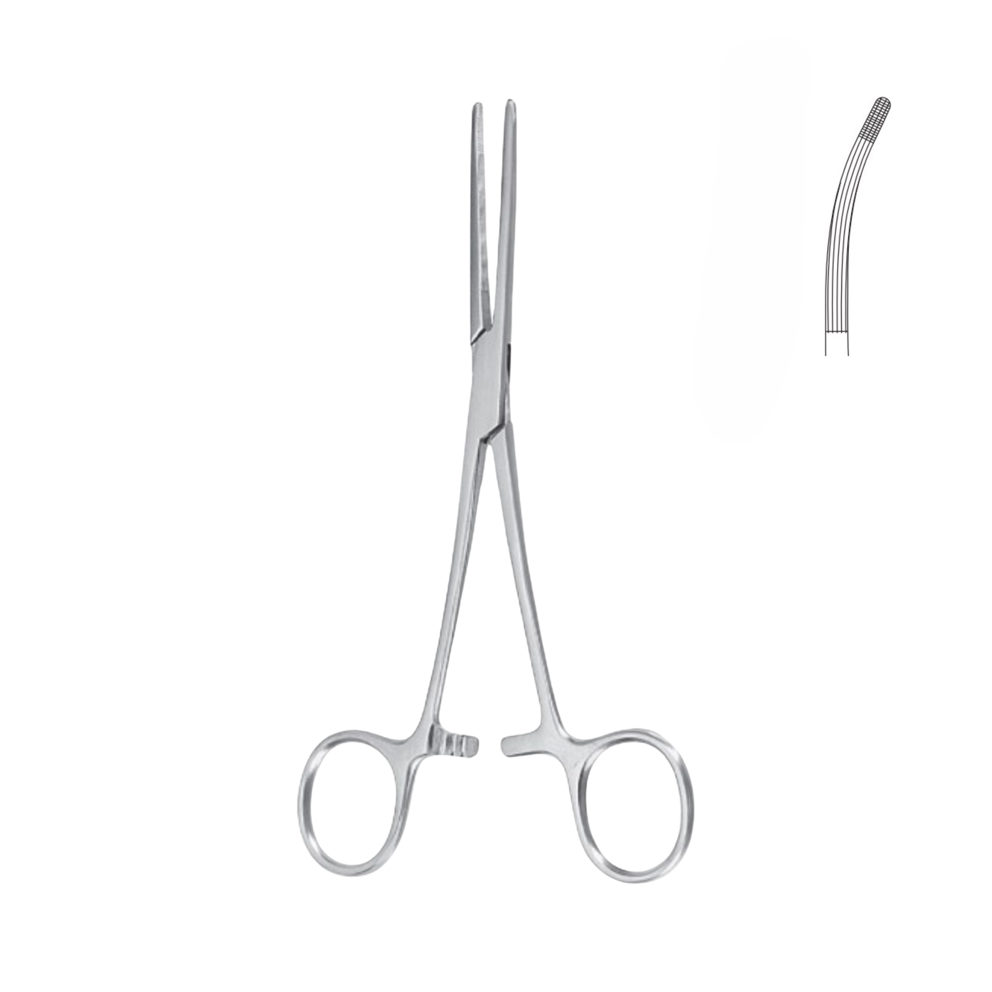 Rochester Carmalt Forceps, Curved, 20.0 cm (05-091-20)