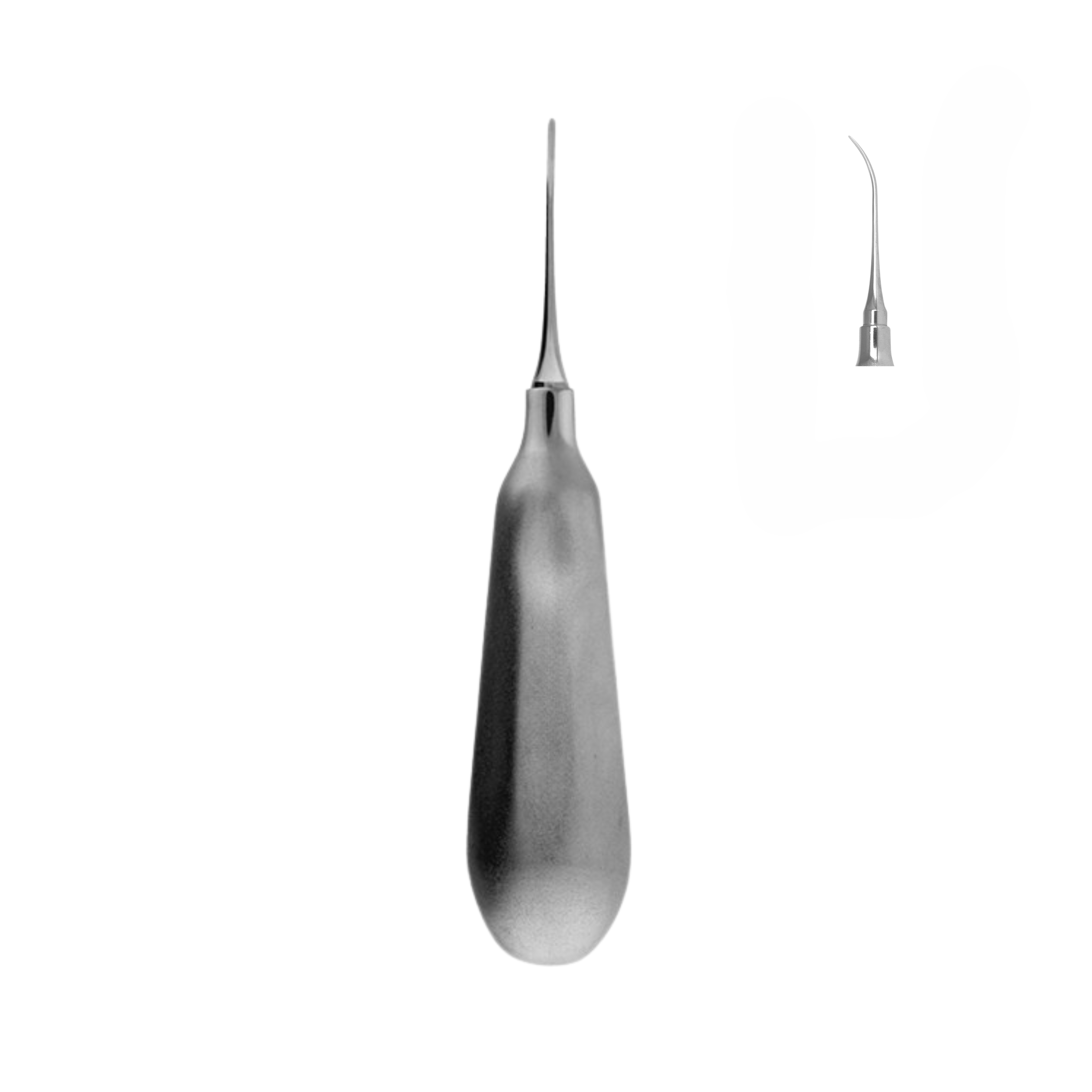 Root Elevator, Curved, Left, Ø 2.0 mm, 15.5 cm (11-020-02L)