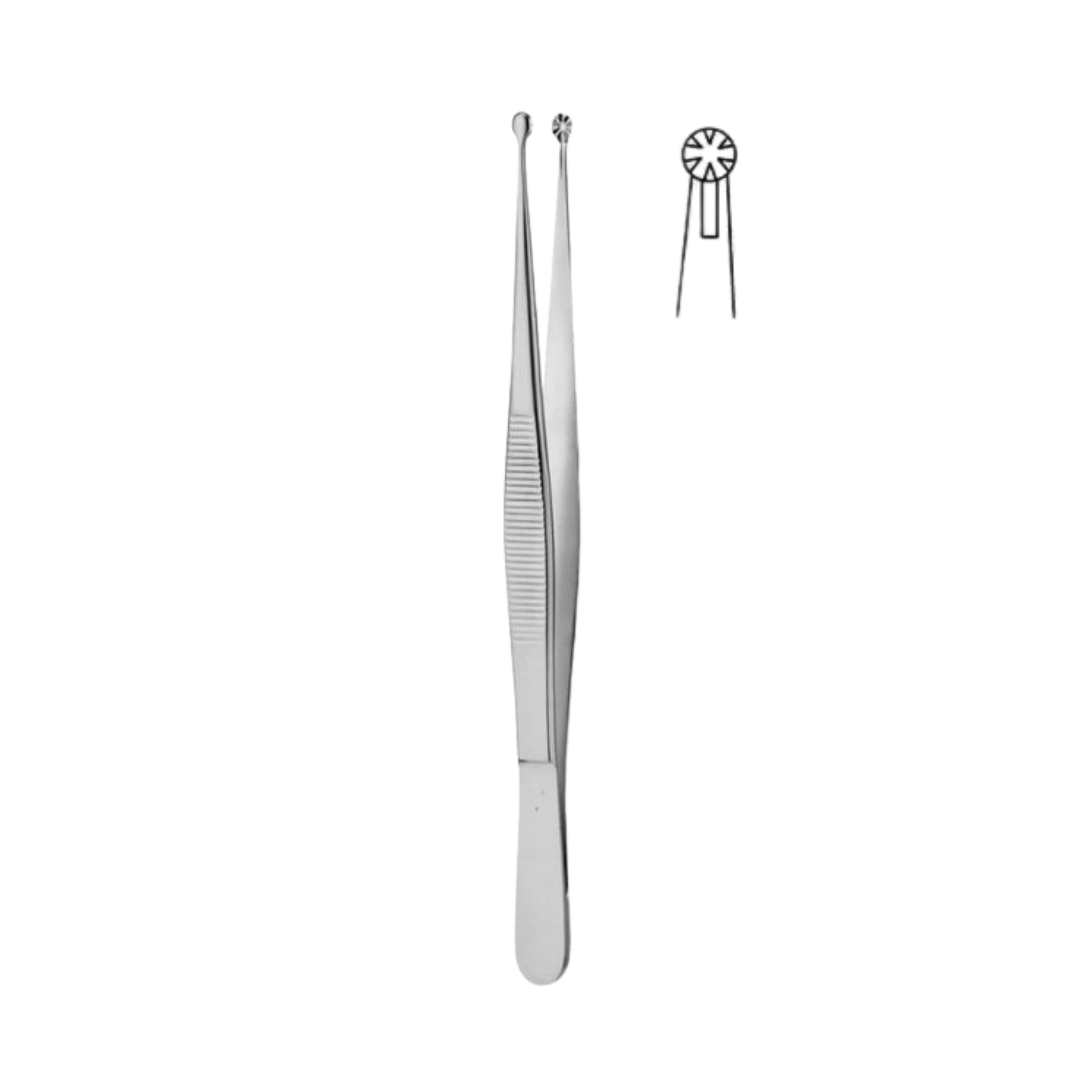 Selman Tissue Forceps, 20.0 cm (03-040-20)