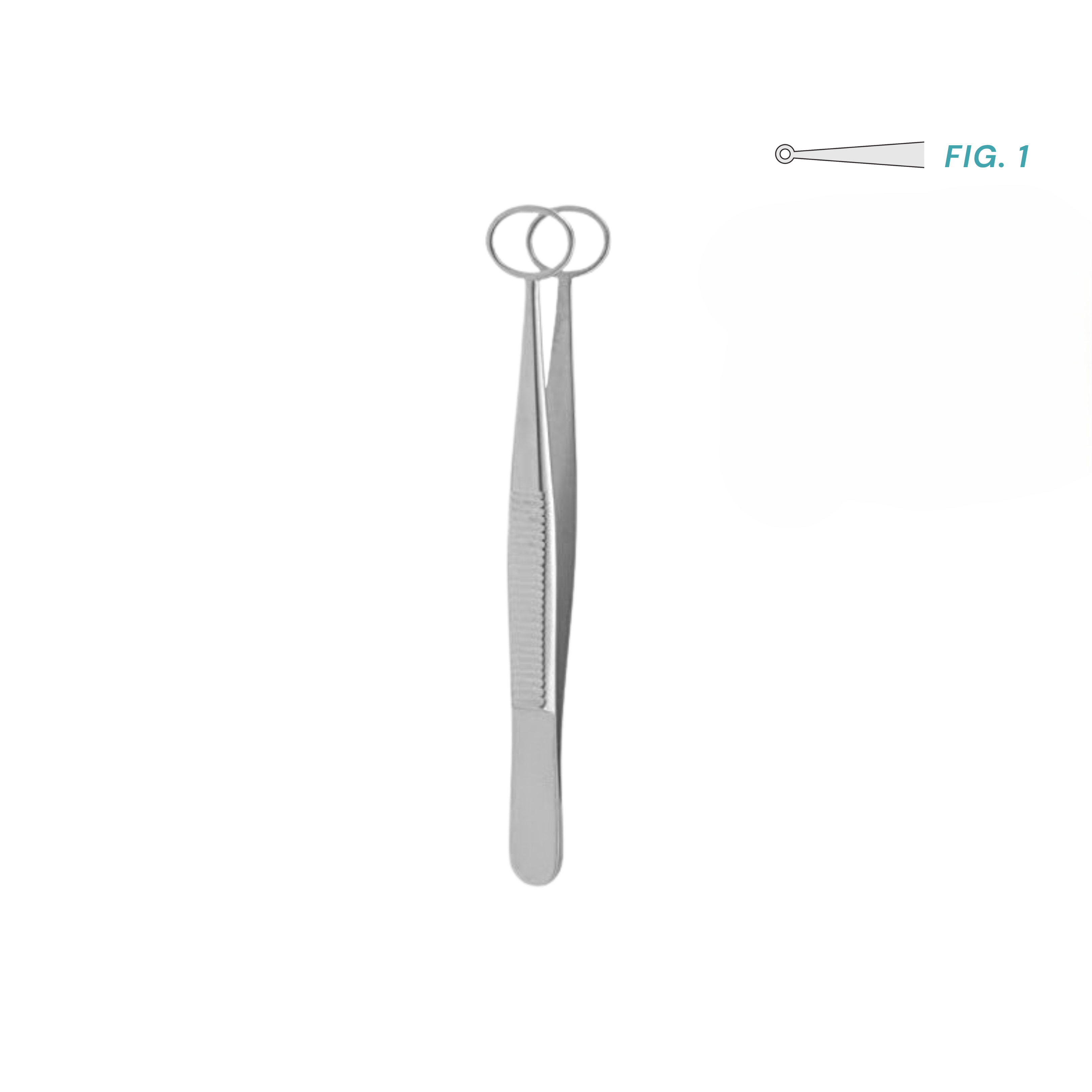 Trachoma Eye Forceps, Fig. 1, 10.0 cm (18-010-10)