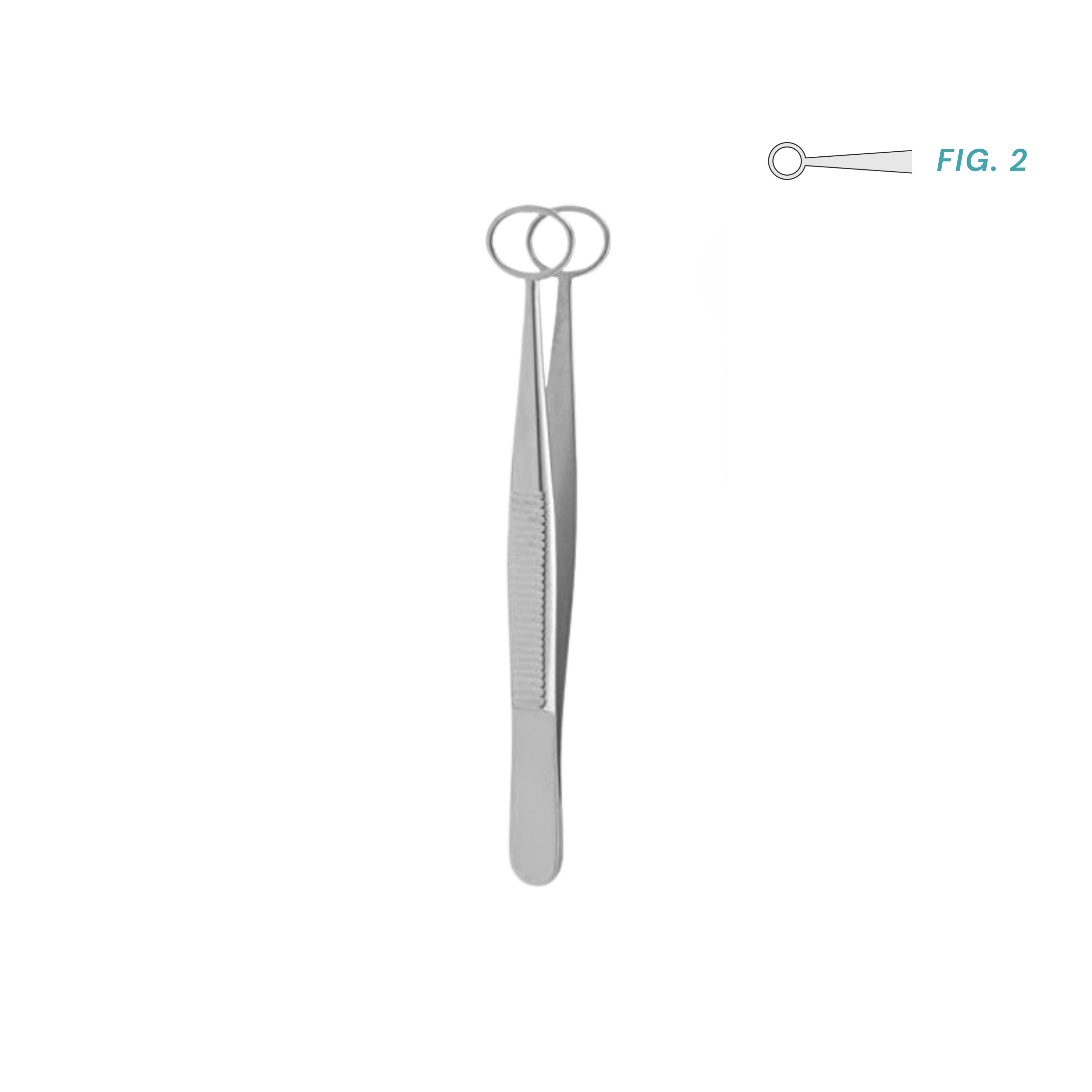 Trachoma Eye Forceps, Fig. 2, 10.0 cm (18-011-10)