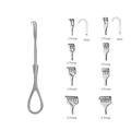 Volkmann Finger Retractor, 2 Prongs, Sharp, 10.5 cm (19-016-02S)