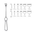 Volkmann Retractor, 1 Prong, Sharp, 22.0 cm (19-015-01S)