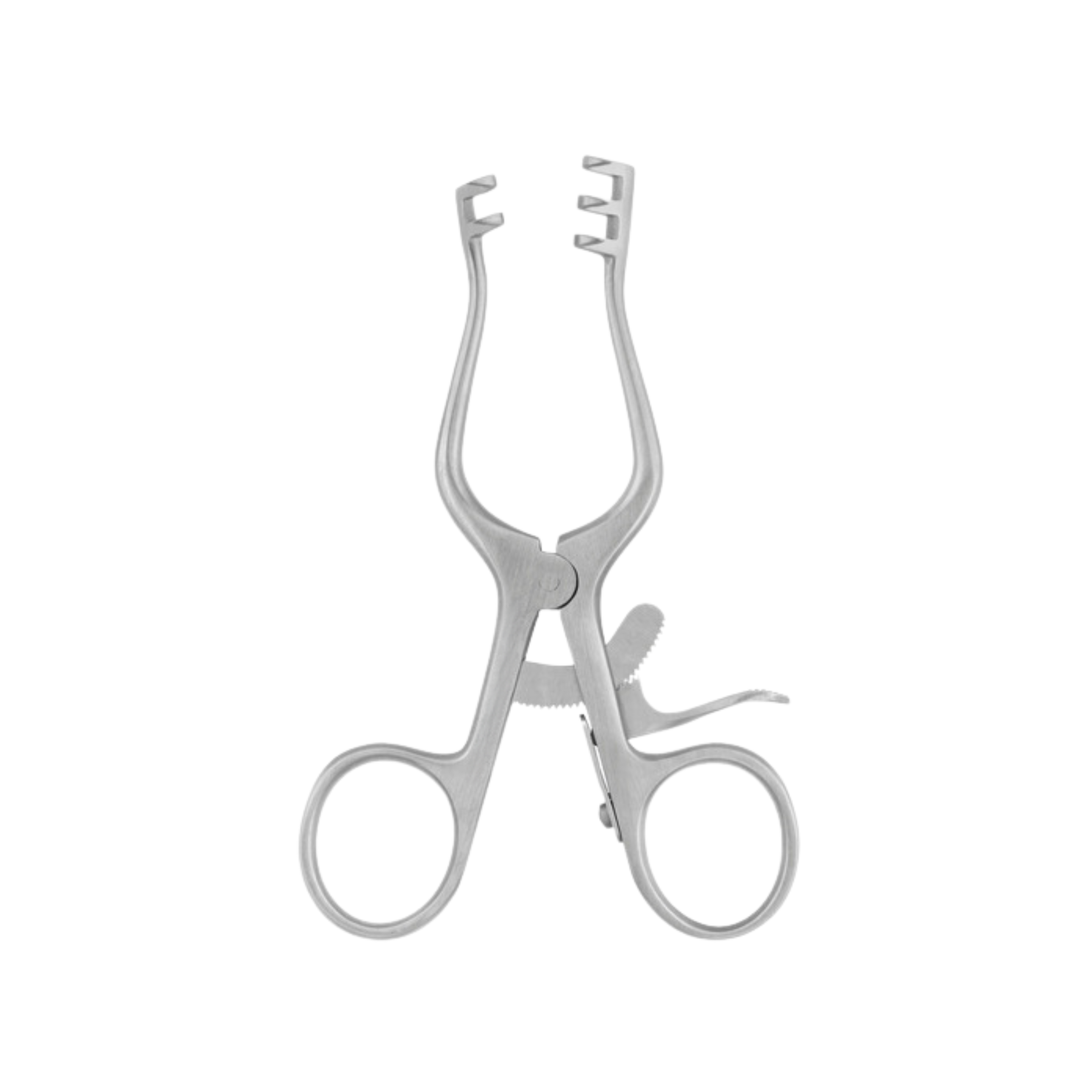 Weitlaner Retractor, 2×3 Teeth, Sharp, 10.5 cm (19-050-10S)