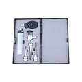 Juego de diagnóstico de otoscopio y oftalmoscopio LED de fibra óptica (20-085-00L)