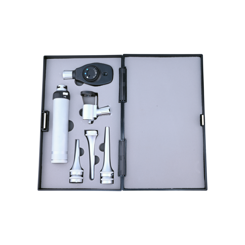 Fiber Optic Xenon Otoscope and Ophthalmoscope Diagnostic Set (20-085-00X)