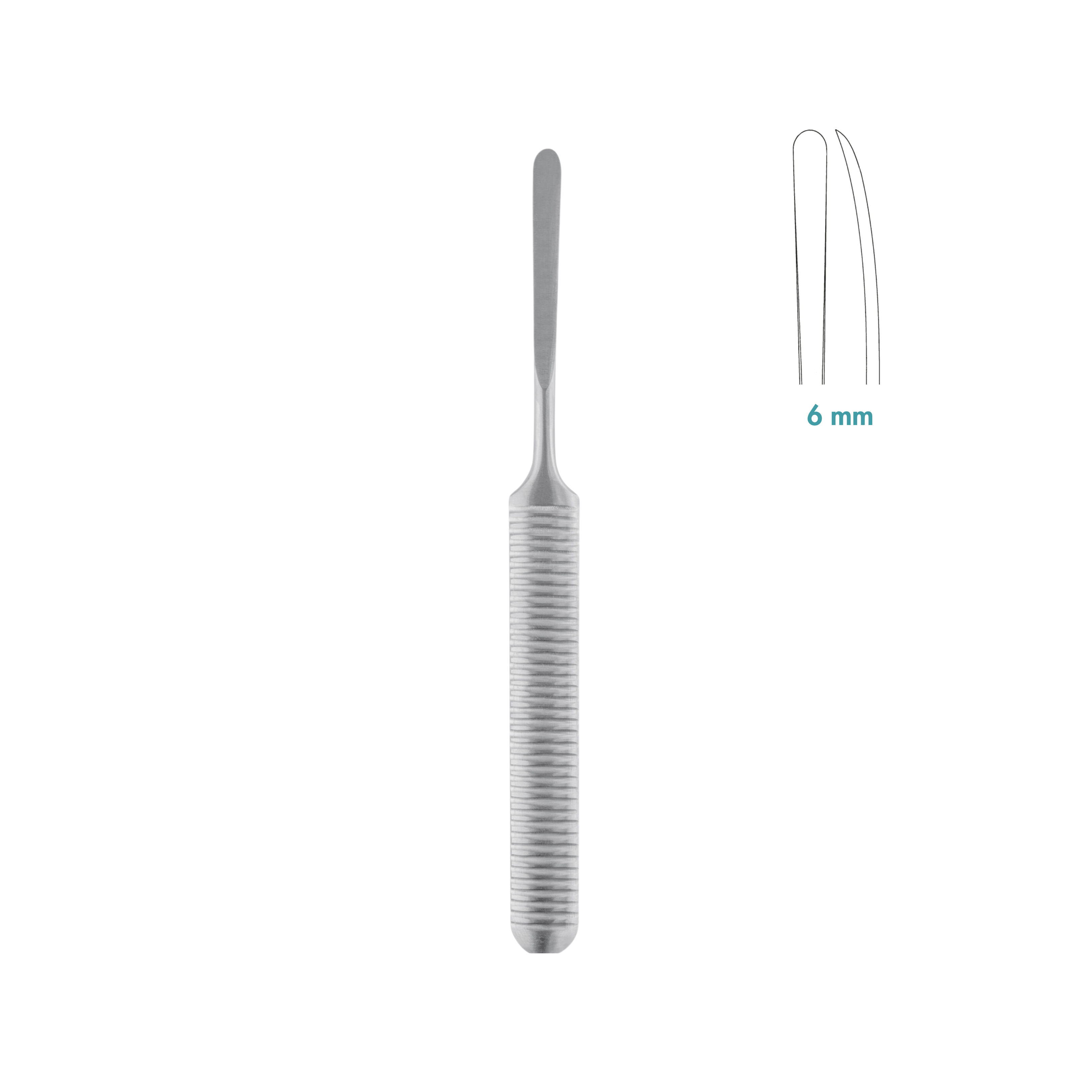 Williger Periosteal Elevator, 6.0 mm, 16.0 cm (24-011-16)